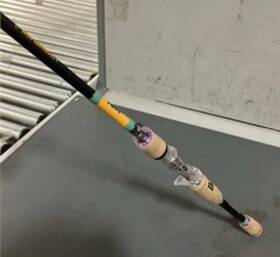 Krazy37mhbc Profishiency Krazy3 Bait Cast Patterned Fishing Rod 7ft Black