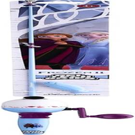 2ft6 Pure Fishing 313041328362 Disney Frozen Ii Kit Inch Spincast Combo For Kid Gel-tech Comfort Grip Handl