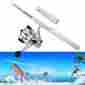 Pxr1037151717421ub Unbranded Generic Mini Aluminum Pocket Pen Fishing Rod Pole Reel Silver Outdoor Sports E2n5