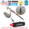 Qlo2541068487242oo Lixada Telescopic Fishing Rod And Spinning Reel With Portable Tackle