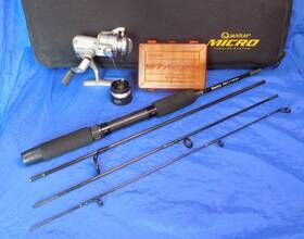 Ms-604sulg Quamtum Ms00 Quantum Micro Fishing System With 4 Pc Rod Reel In Travel Case Ms-604sulg Quamtum Ms00 Quantum Micro Fishing System With 4 Pc Rod Reel In Travel Case