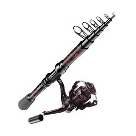 Qudrakast 481601404780 Fishing Rod And Reel Combos Unique Design With X-warping Painting Carbon Fi