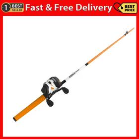 Rather Outdoors 445057480444 Zebco Roam Spincasting Rod And Reel Combo 6-foot 2-piece Orange