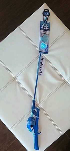 Real Tree 850025316477 Edge Tangle Free Combo 34 Inch 3.3 1 Gear Ratio Camo Blue Shipping