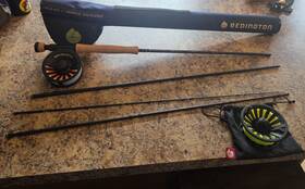 5-5023k-9104 Redington Field Kit Tropical Saltwater 9ft 8wt 4pc Fly Combo With Case