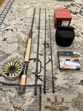 7116-4 Redington Claymore Switch And Behemoth Reel With Rio Skagit Power Max