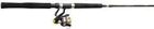Crful602l Reel Crappie Combo 2pc Light Fighter Zebco Spinning 6 Rod
