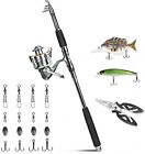 Rkf-rod-set-01 Rose Kuli Fishing Rod Kits With Spinning Carbon 0757290213121