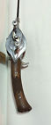 45580ag Rod Caster Handle Vintage Hurd Reel Walnut 1940s " "super