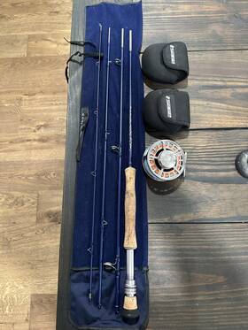Sage 3280 Tfo Ticrx And 8 Weight Fly Rod Combo