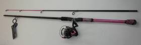Savage Gear 840083550388 Okuma Fnx702mh40pk Fin Chaser X Spinning Rod Reel Combo 7 Ft Mh 2 Pc Pink