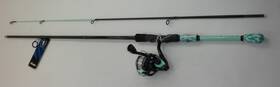 Fnx-662m-30sf Savage Gear Okuma Fnx662m30sf 6f6 Fin Chaser X Spinning Rod Reel Combo 6 Ft Inch M 2 Pc Gray
