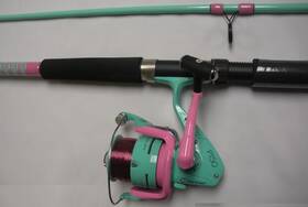 Ss80pg Sea Striker Pt50/ss80pg 8ft Surf Spinning Rod Reel Combo With Line
