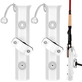 Qar-seenelling-3333 Seenelling 2 Pcs Pole Mount Fishing Rod Holders For Bike Rack Rotatable Chair Po