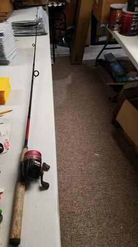 01511bk Shakespeare 5ft9 Inch Bass Rod With South Bend 135r Reel