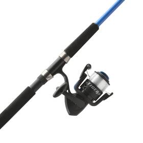Shakespeare 043388142702 Tiger Spinning Reel And Fishing Rod Combo 7ft 2-piece Tubular Fiberglass