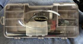 Shakespeare 043388267191 Excursion Compact Fishing Kit Rod Reel Lures Weights Case