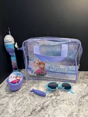 Shakespeare 043388431868 Disney Frozen Telescopic Rod Reel Tackle Box Sunglasses And Minnow