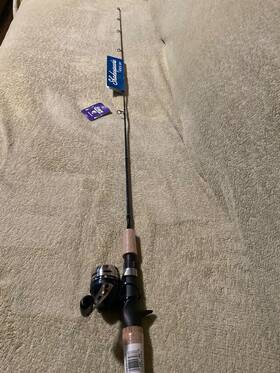 4ft6 Shakespeare 043388434838 Micro Series Spinning Inch Spincast Fishing Rod And Reel Combo