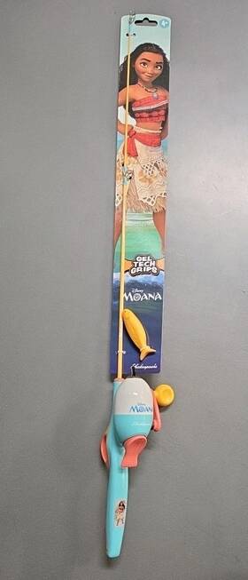 Shakespeare 043388485335 Disneys Moana 2 6 Inch Fishing Pole Rod And Reel Casting Minnow Free Ship