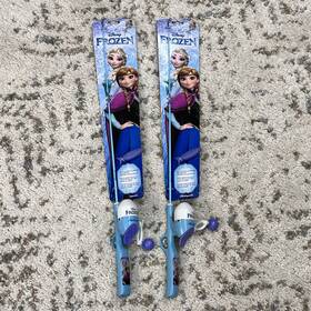 2ft-6 Shakespeare 043388485441 2x Disney Frozen Fishing Inch Prespooled Frozenkit New Kit For Kids Girls