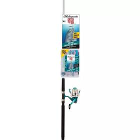 1423646 Shakespeare Catch More Fish Surf Pier Spinning 7ft Medium Fishing Rod 50 Size Reel