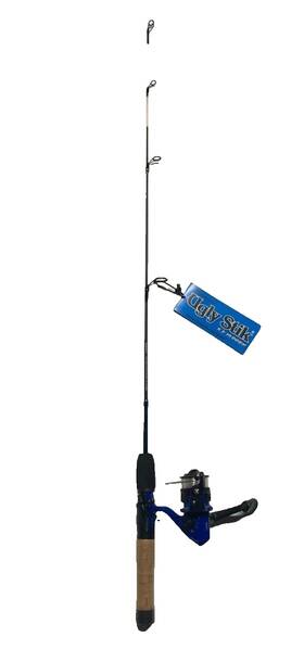 1495031 Shakespeare Ugly Stick 36 Inch Ice Runner Combo Fishing Rod And Reel