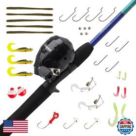 Shakespeare B0d154knqw Catch More Fish Lake/pond Spincast Reel And Fishing Rod Combo