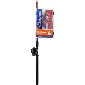 B0d155qj81 Shakespeare Catch More Fish Catfish Spincast Rod And Reel Combo With Berkley Bait Tackle