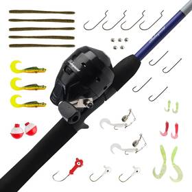 Cmf3lakepondsc Shakespeare Catch More Fish Lake/pond Spincast Reel And Fishing Rod Combo Includes Berkl