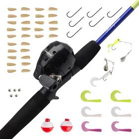 Cmf3lakepondsc-y Shakespeare Catch More Fish Lake/pond Spincast Reel And Fishing Rod Combo Includes Berkl