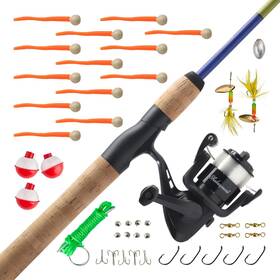 Cmf3troutwestsp Shakespeare Catch More Fish Spinning Reel And Fishing Rod Combo With Kit