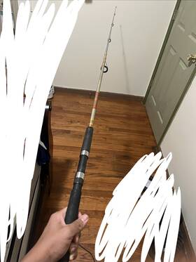 Cmf2cf70-2m Shakespeare Cmfcf70 Catch More Fish 7ft0 Inch Medium 10-25 Ib Spinning Rod Used
