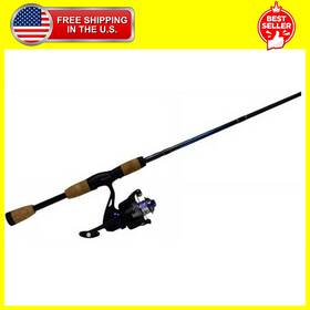 Conq6625cbo Shakespeare Conquest Crappie 6ft6 Inch Spinning Fishing Rod And Reel Combo
