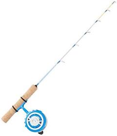 Shakespeare Glacier Drop Inline Ice Fishing Combo White 24inch Light 1pc