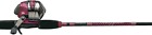 Shakespeare Ladyfish 56 Spincast Fishing Combo And Kit 043388274755