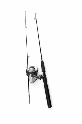 Sp52-2m Shakespeare 5ft2 Inch Medium Spinning Rod And Pro-am 350k Reel Combo