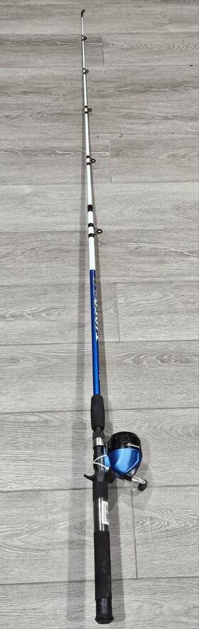 Tgrblusc66-2mh Shakespeare Tiger Tgrblusc66 2-piece Spincast Combo Fishing Rod Blue