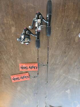 Usgxice28m Shakespeare 2 Brand New Ugly Stick Gx2 Ice Rod And Reel Combo