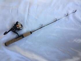 Usl120 Shakespeare Fishing Ugly Lite Ice Spinning Combo 24 Inch Light Action Stik Rod