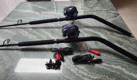 9000a Shimano 2x Forcemaster 9000 Electric Reels Paired With Stuart 80 Class Deep Drop
