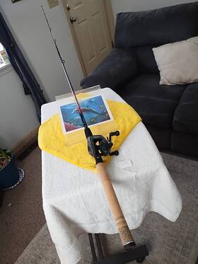P-1500mag Shimano New Spinning Fishing Rod 6ft6 Inch Med 10-20lb And Reel