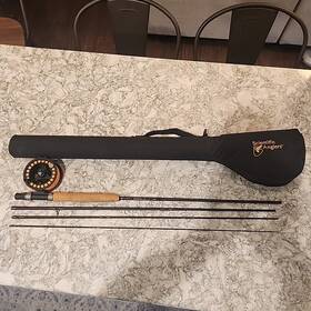 Str90406 Silvertip 4 Pc 9ft 6 Wt Fly Fishing Rod And Reel