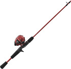 Slingshot Spincast Reel Fishing Rod Combo 30 Right Hand Retrieve Graphite