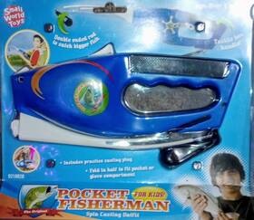 9210020 Small World Toys Ultra Rare 2010 New Pocket Fisherman For Kids Spin Casting Outfit