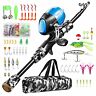Sns-192-b08yvr7bb9 Gamashino Kids Fishing Pole Telescopic Rod And Reel 424510689807