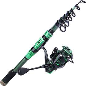 1.8m-g-gltz-in Sougayilang Fishing Rod Reel Combos 24ton Carbon Fibre Portable Telescopic Fishi