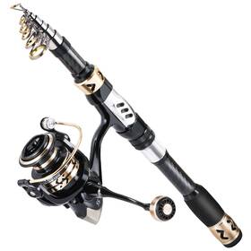 Yyw2000j Sougayilang 2.1m Fishing Pole With Spinning Reel Portable Rod Combos