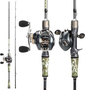 Sougayilang 313048198142 Bd Fishing Rod And Reel Combo 2-pc Graphite Poles With Handle