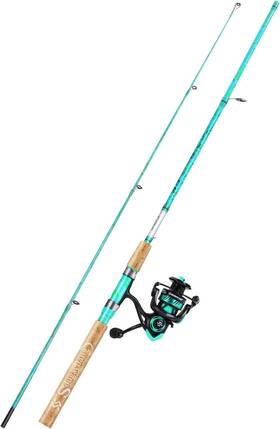 5ft6  Sougayilang 629722703862 Fishing Rod And Reel Combo Inch 2-piece Pole